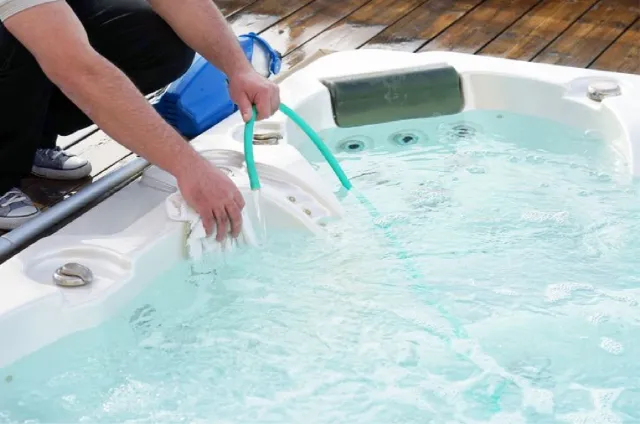 Hot tub opening
