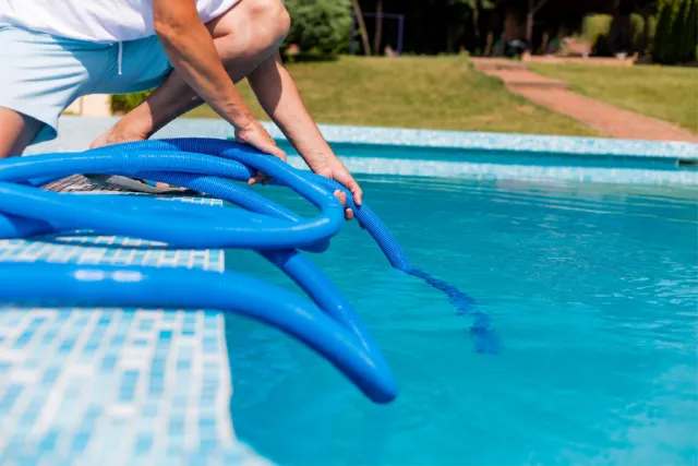 Pool opening